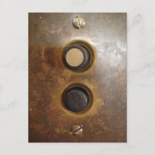 Victorian Push Button Light Switch Postcard