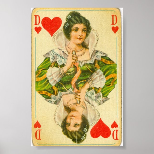 Victorian Queen of Hearts Poster (Front)