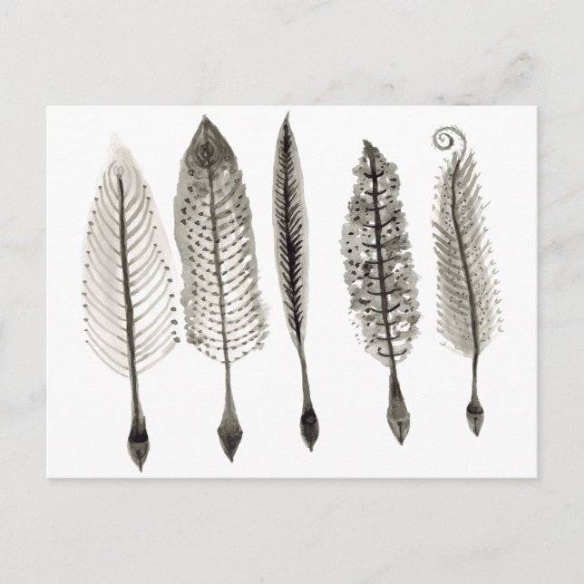Victorian Quills Ink Design Postcard (Front)