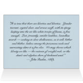 Victorian quote—Ruskin on liberty (Inside Horizontal (Top))