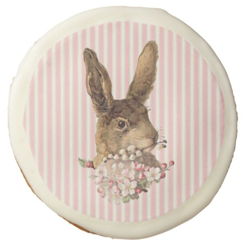 Victorian Rabbit Sugar Cookies Design