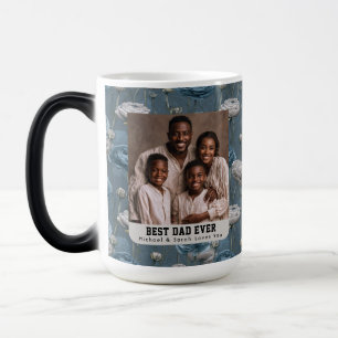 Victorian Ranunculus Bouquet First Time Dad Photo Color Morph Mug