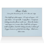 Victorian recipe—rose cake cards (Inside Horizontal (Top))