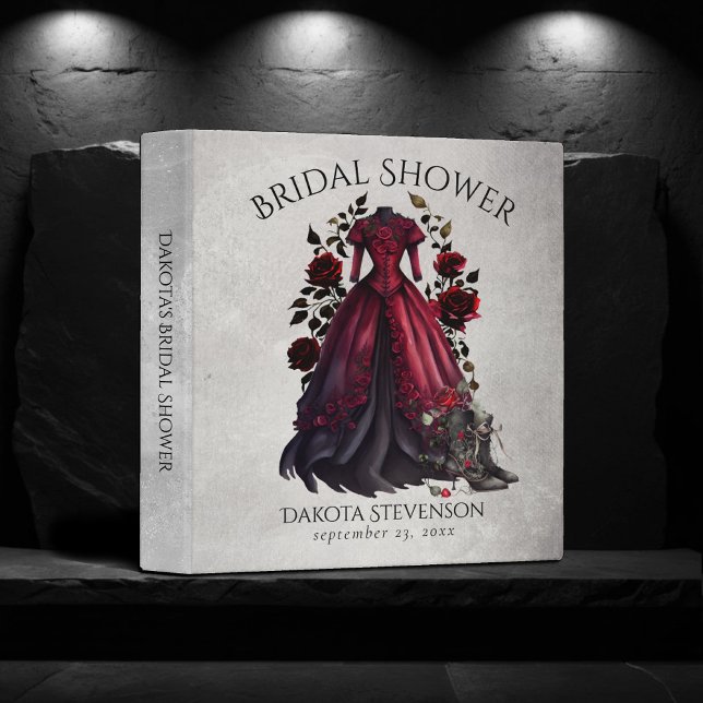 Victorian Red Dress and Heels | Event Photo Album 3 Ring Binder (Creator Uploaded)