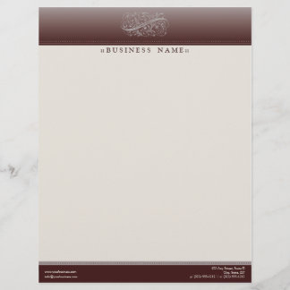 Victorian Red Red Wine Customized Letterhead