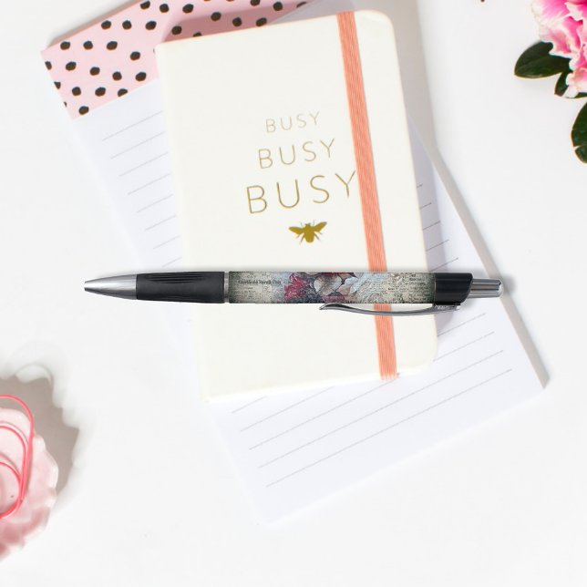 Victorian Red Rose Ephemeral Writing Tool  Pen (Creator Uploaded)