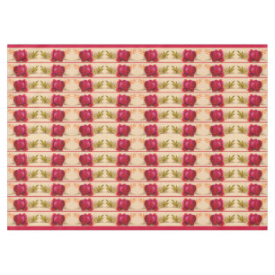 Victorian red rose tablecloth