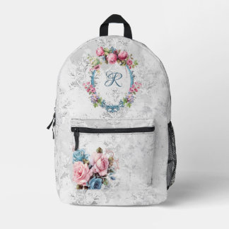 Victorian Regency Personalized Printed Backpack