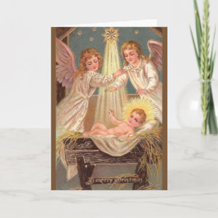 Victorian Religious Christmas Greeting Card