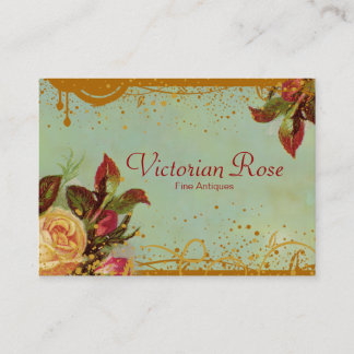 Victorian Rose Elegant Business Cards