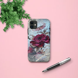 Victorian Rose Ephemera  iPhone 11 Case