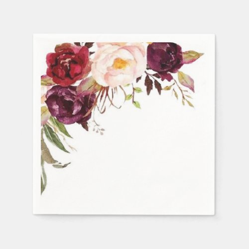 Victorian Rose Garden Elegant Paper Napkin