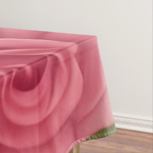 Victorian Rose Garden - Pastel Pink Blooms Tablecloth