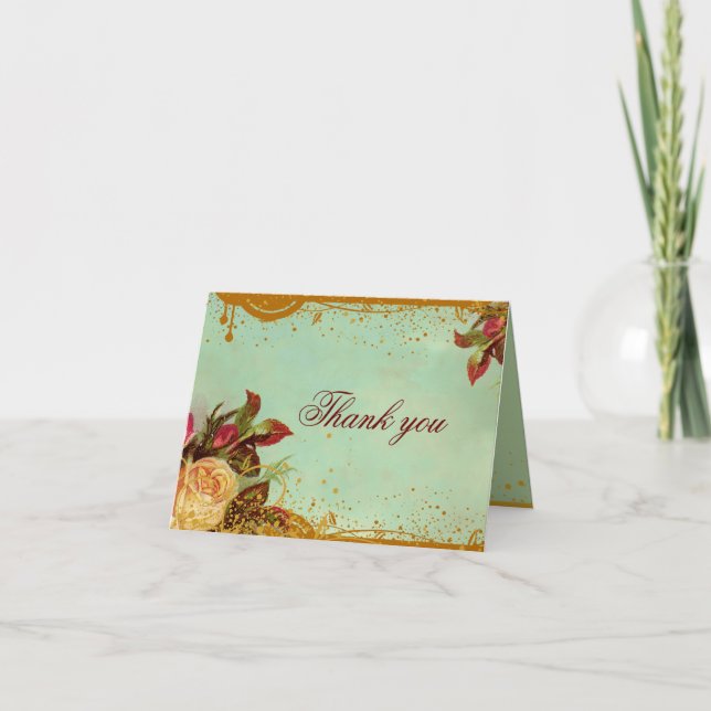 Victorian Rose Note Cards (Front)