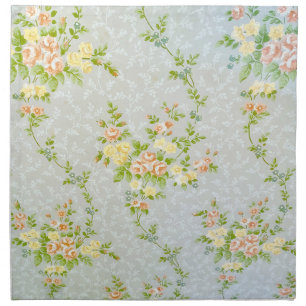 Victorian Roses and Vines Cloth Napkin