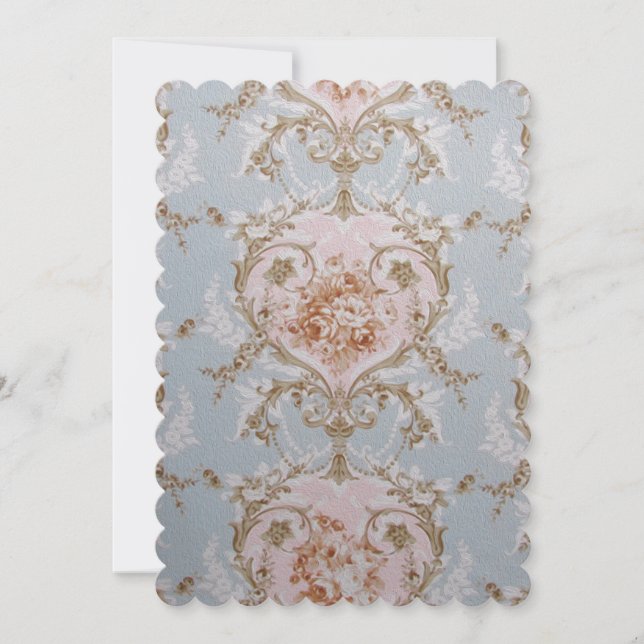 Victorian Roses - Invitations / RSVP Wedding Bride (Front)