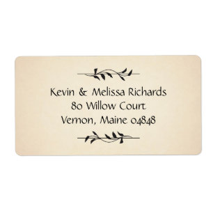 Victorian Roses Label