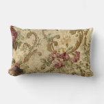 Victorian Roses On Lumbar Throw Pillow at Zazzle