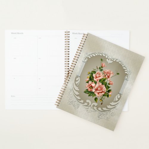 Victorian Roses Spiral Planner