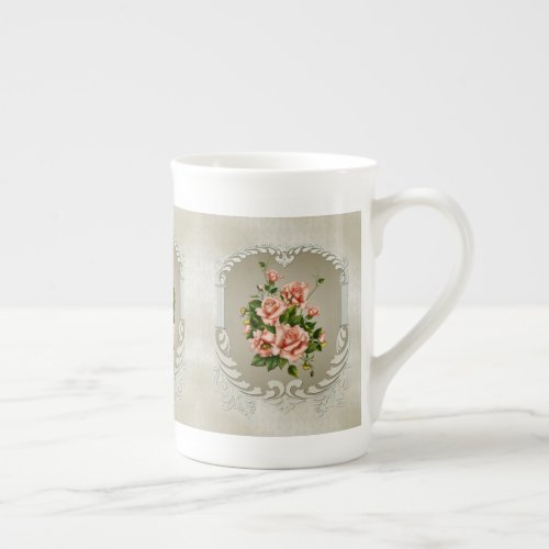 Victorian Roses Tea Cup