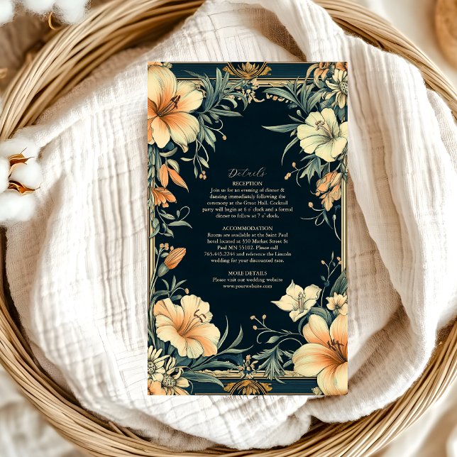 Victorian Royal Elegance Wedding  Enclosure Card (Creator Uploaded)