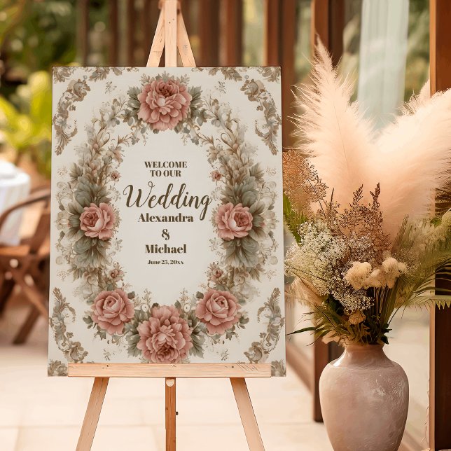 Victorian Royal Elegance Wedding Foam Board (Creator Uploaded)