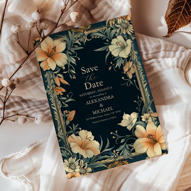 Victorian Royal Elegance Wedding  Save The Date (Creator Uploaded)