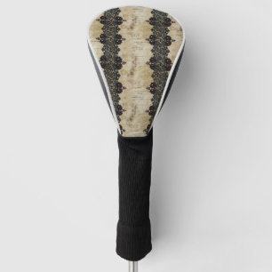 Victorian Ruby Lace Gothic Pattern (6) Golf Head Cover