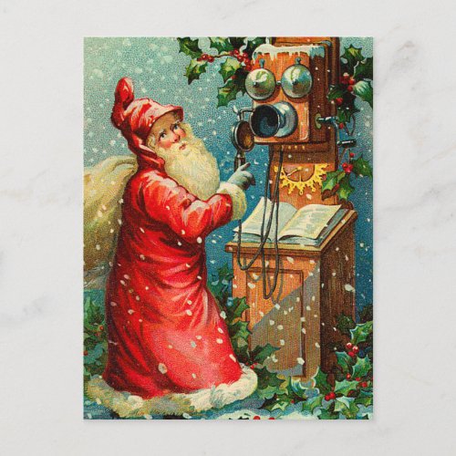 Victorian Santa Claus Christmas Postcards