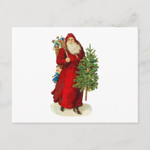 Victorian Santa Claus Holiday Postcard
