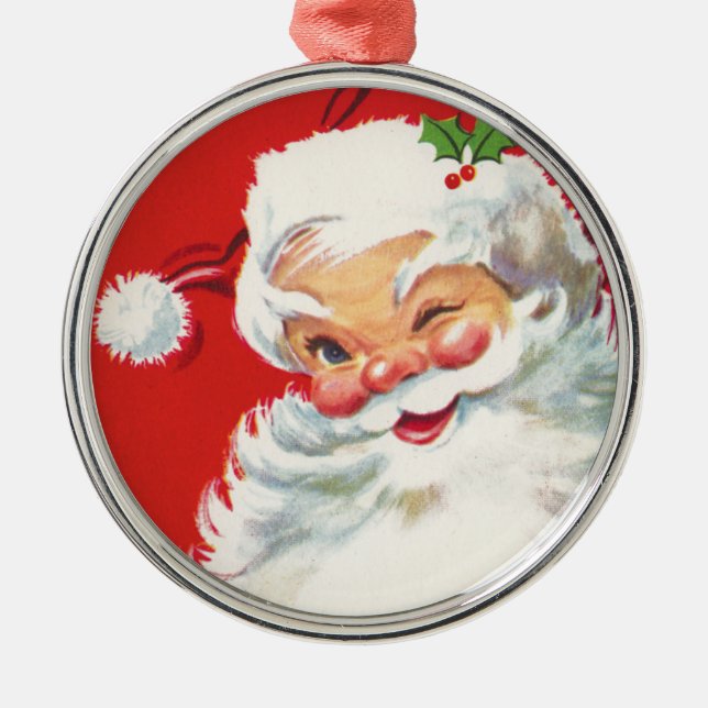 Victorian Santa Claus Ornament (Front)