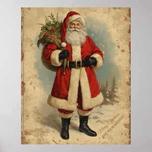Victorian Santa Claus Vintage Christmas Home Decor