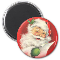Victorian Santa Magnet for the Holidays
