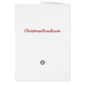 VICTORIAN SANTA WISHES ALL THINGS "MERRY" (Back)