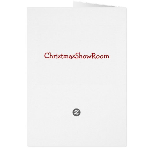 VICTORIAN SANTA WISHES ALL THINGS "MERRY" (Back)