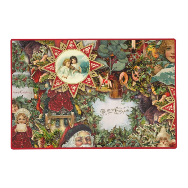 Victorian Scrap Collage Placemat (Front)