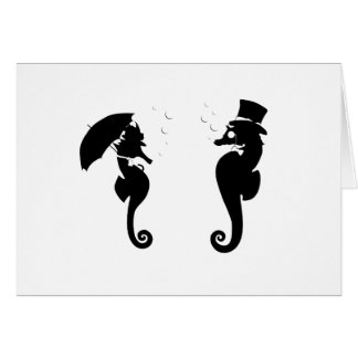 Victorian Seahorses Cards