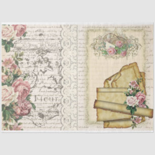 Victorian Shabby Chic Series Design 3 Tissue Paper