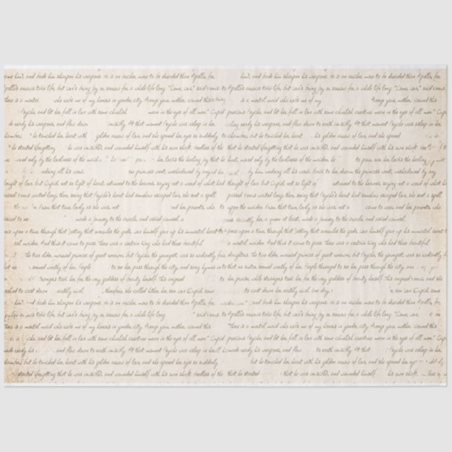 Victorian  Shabby Chic Series Design 9 Tissue Paper (Front)