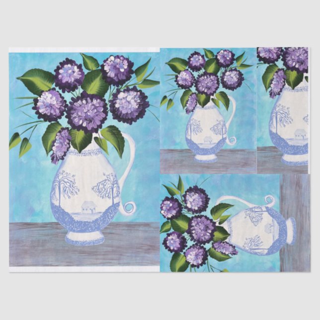 Victorian Shabby Chic Tissue Paper for DIY (Front)