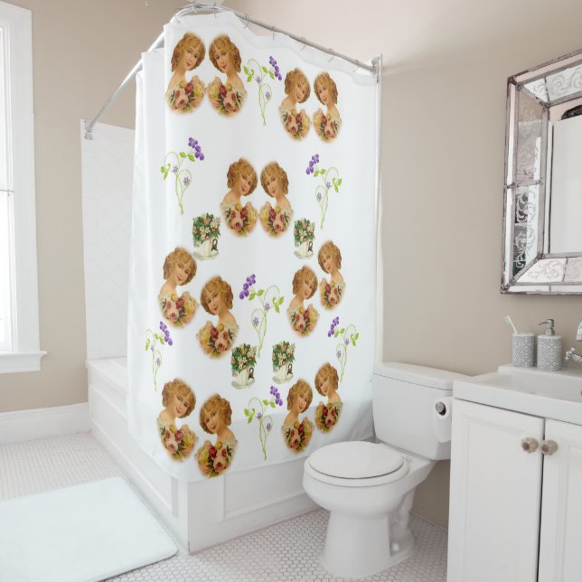 Victorian Shower Curtain (In Situ)