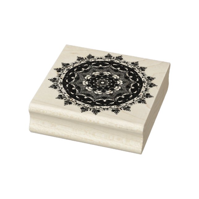 Victorian Snowflake # 1 Rubber Stamp (Stamp)