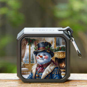 Victorian Snowman Christmas Design Bluetooth Speaker