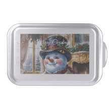 Victorian Snowman Christmas Design