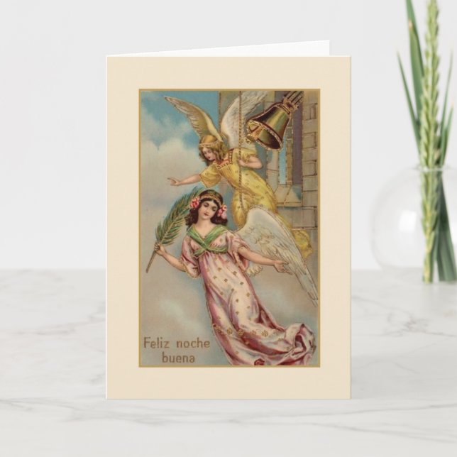Victorian Spanish / Hispanic Christmas Card (Front)