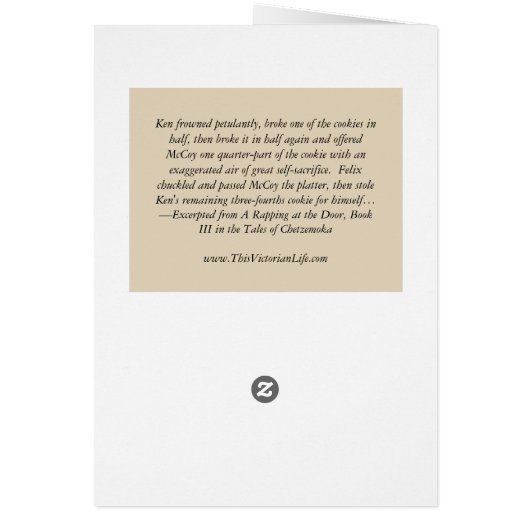 Victorian spice cookie recipe (coasting cookies) (Back)