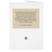 Victorian spice cookie recipe (coasting cookies) cards (Back)