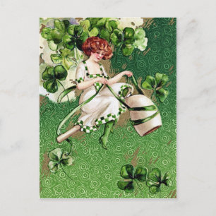 Victorian St Patrick's Day Postcard