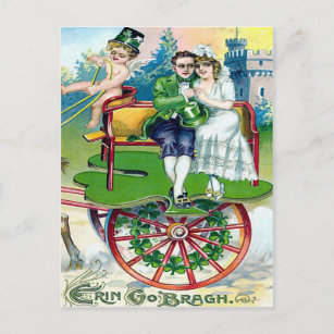 Victorian St Patrick's Day Postcard
