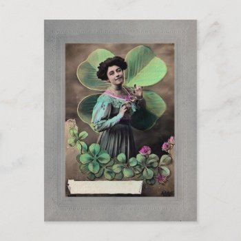 Victorian St Patrick's Day Postcard by EndlessVintage at Zazzle